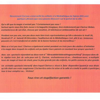 Texte De La Mediatheque De Hyeres